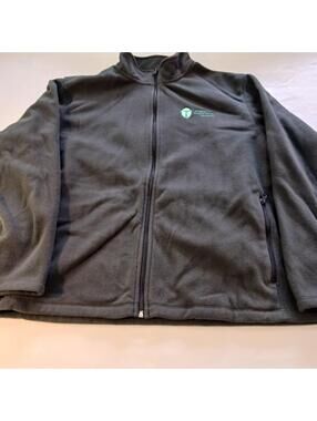 Lands End Allegany Franciscan Ministrie Long sleeve Mens Gray Sweater Size XL